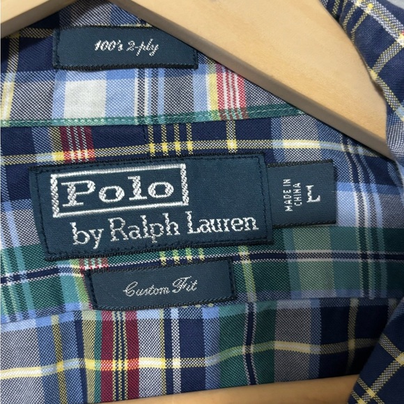 Ralph Lauren Men's Colorful Plaid Button Down Shirt - Picture 3 of 4
